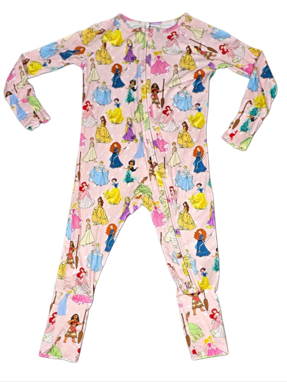 Bamboo Zippie Sleeper Pajamas- Disney Princess Inspired